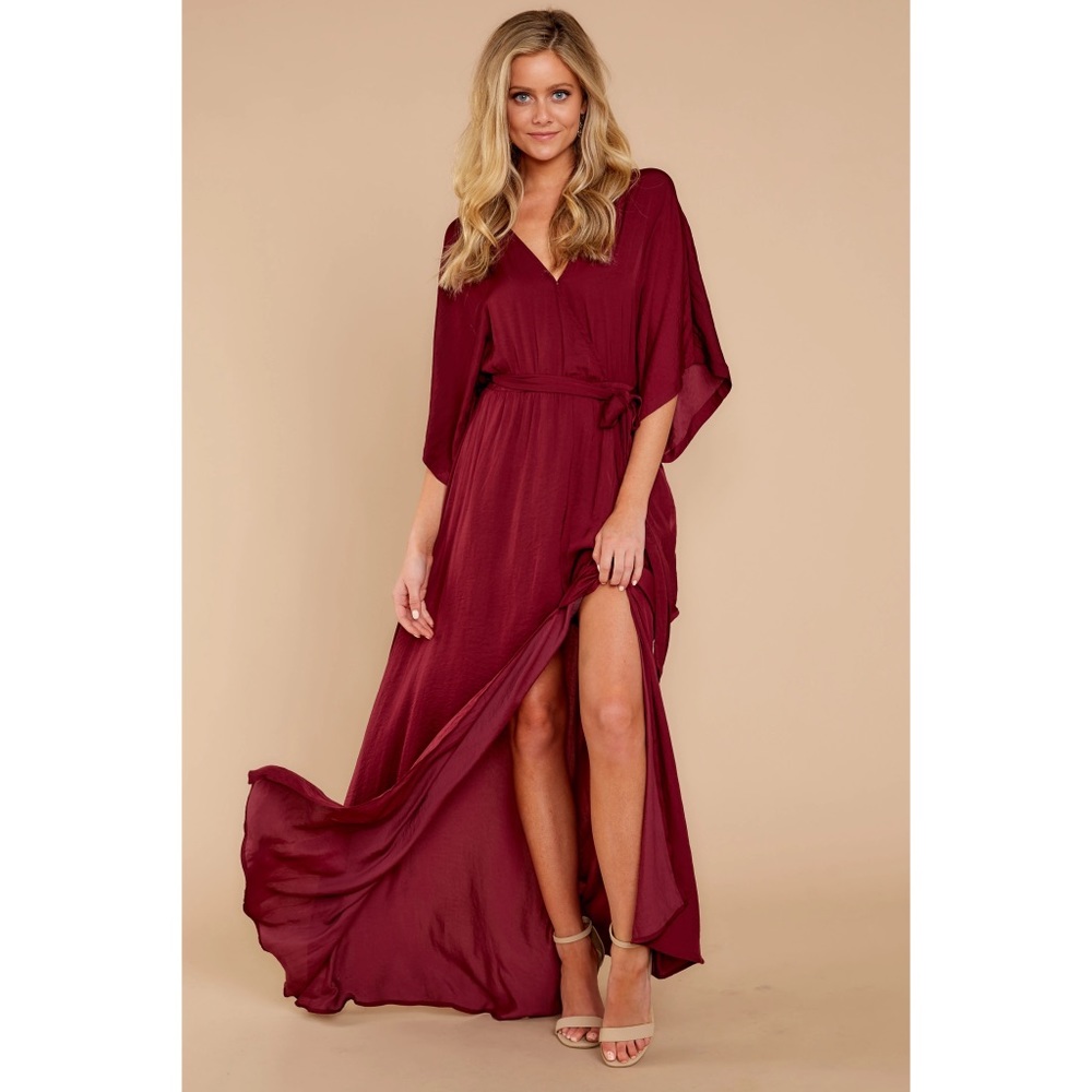 Red Dress Boutique Burgundy Maxi Dress